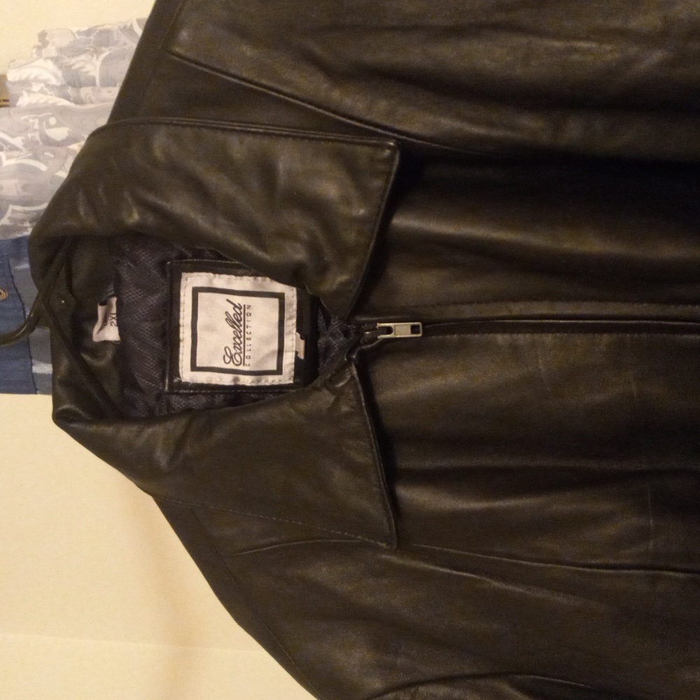 womens plus size leather jacket.